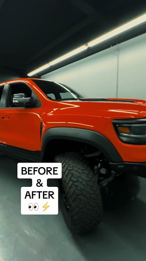 Transforming a RAM TRX with Custom Wrap Before and After