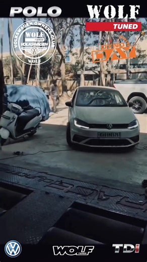 VW Polo TDI - Wolf Dyno Test @ Wolf Performance @ Engineering Exponent @ Wolf Dyno Day This Wolf Tuned Polo TDI hit the road with a host of hardware upgrades done at EE, Wolf dealer Bangalore. VW TDI engines responds very well to performance upgrades and its standard engine internals can handle quite a lot of power with the right hardware upgrades. This Wolf tuned Polo TDI makes tons of power and also be a super fun daily at the same time. This Polo TDI was tuned / tested on the dyno to ensure i