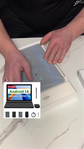 166,31 € 0 Inkl. MwSt. VASOUN 11 Zoll Tablet mit Tastatur und Maus Set, Android 14 Tablet mit 8 Core Prozessor, 8GB RAM 128GB ROM Dual Kamera Tablet für Home Office #tiktokshop