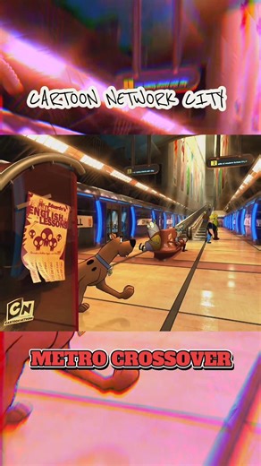 CROSSOVER en METRO de CARTOON NETWORK #cartoonnetwork #90skids #cartooncartoon #tvshow #animation