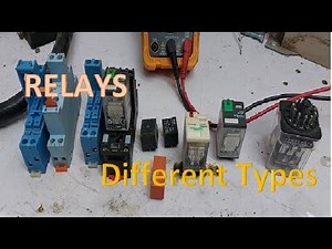 The different types of relay with example.