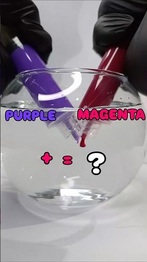 purple and magenta color mixing #colorscope #color #colors #colormixing #colormixingasmr