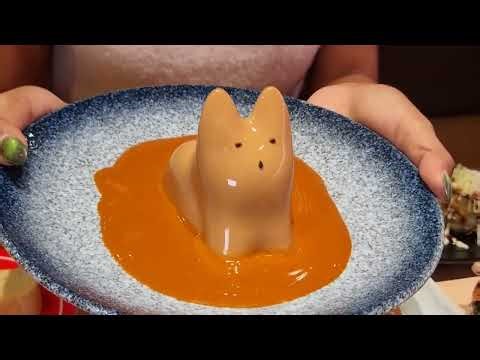 ぷるぷるがクセになる猫プリン「活美登利寿司」（KATSUMIDORI）