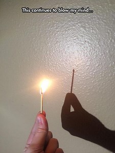 This is Why a Fire or Flame Doesn't Cast a Shadow in Normal Conditions