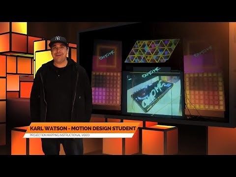 Projection mapping instructional video using Heavy M & Coge with live cameras