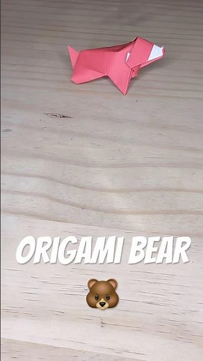 Origami Bear 🐻