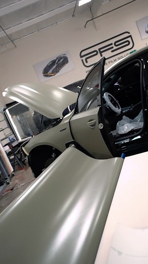 2K views · 18 reactions | Satin dark green vinyl wrap coming along nicely on this Cadillac CT5-V!  We are also powder-coating the wheels and sealing up the vinyl in our signature @glanzceramic coating once it’s done. We can’t wait to shoot some photos of this car out in sun. Stay tuned  #protectivefilmsolutions #cadillac #ct5v #vinylwrap #vinylwraps #vehiclewraps | Protective Film Solutions | Facebook