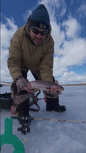 Strawberry Reservoir 02-26-2026 #icefishing #fishing #utah #fish #nature #outdoors #cutthroat
