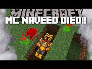 MC NAVEED DIED IN HIS MINECRAFT WORLD MAP !! MARK FRIENDLY ZOMBIE TO THE RESCUE !! Minecraft Mods