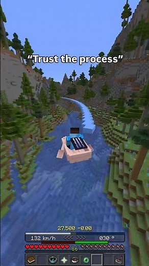 Minecraft: The Boat on Ice Challenge