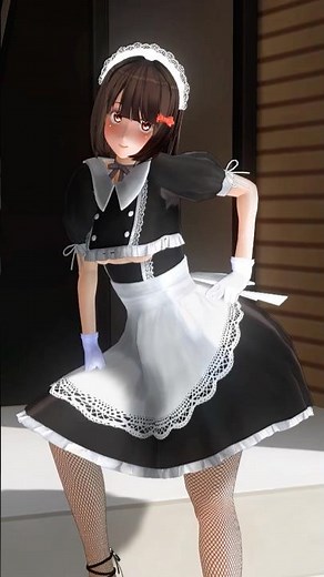 【COM3D2】メイド姿de自作モーション❶～Kaちゃんの場合～ #オダメ #mod #dance #MMD #motion
