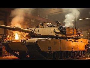 Inside the M1 Abrams Factory: From Heavy Armor to America’s Premier Battle Tank (Full Process)