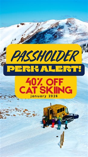 Passholder perk alert! For the 25/26 season, Monarch Mountain passholders get 𝟰𝟬% 𝗼𝗳𝗳 𝗮𝗹𝗹 𝗖𝗮𝘁 𝗦𝗸𝗶𝗶𝗻𝗴 seats in January. That’s right! Your pass just unlocked 1,000 acres of untouched terrain, from wide-open pow fields to steep lines and legendary trees, all with our expert guides leading the charge. Monarch Cat Skiing is the real deal. Reserve your spot, drop in, and float on. 𝗖𝗮𝗹𝗹 𝟳𝟭𝟵-𝟱𝟯𝟬-𝟱𝟭𝟬𝟱 𝘁𝗼 𝗯𝗼𝗼𝗸 𝗺𝗲𝗼𝘄, 𝘁𝗵𝗶𝘀 𝗼𝗳𝗳𝗲𝗿 𝗰𝗮𝗻𝗻𝗼𝘁 𝗯𝗲 𝗿𝗲𝘀𝗲𝗿