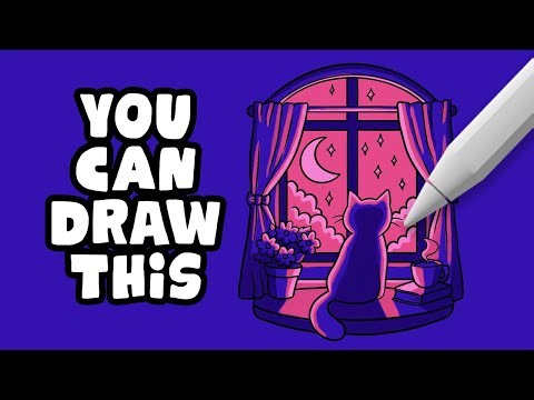 Easy Two-Tone Art Tutorial for Procreate - You Can Draw This