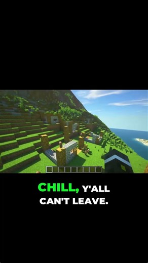 Villagers speedrun building then get stuck #minecraft