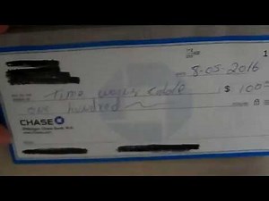 Como hacer un cheque para pagar a persona o compañia