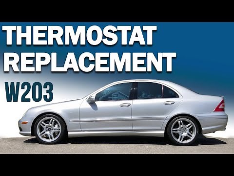 Mercedes-Benz W203 C-Class Thermostat Replacement