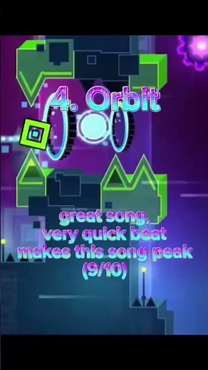 ranking top 10 gd levels by their song #geometrydash #gd