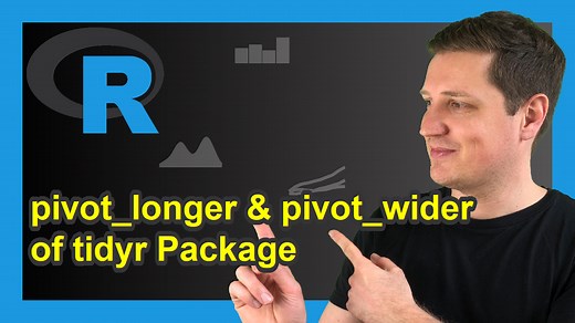 pivot_longer & pivot_wider Functions of tidyr Package in R (2 Examples)
