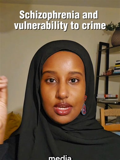 schizophrenia is often portrayed as a violent illness, however we don't often talk about the increased risk of being a victim. #schizophrenia #risk #psychiatry