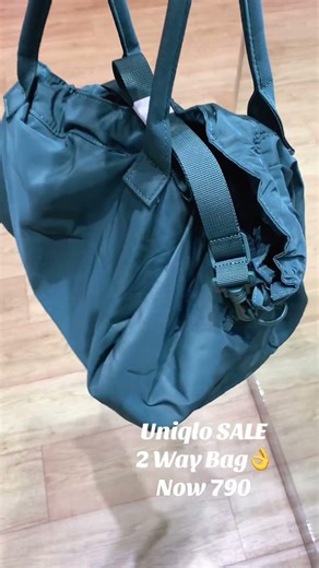 UNIQLO SALE 2 WAY BAG 790Php A BAG SO LIGHT TO CARRY
