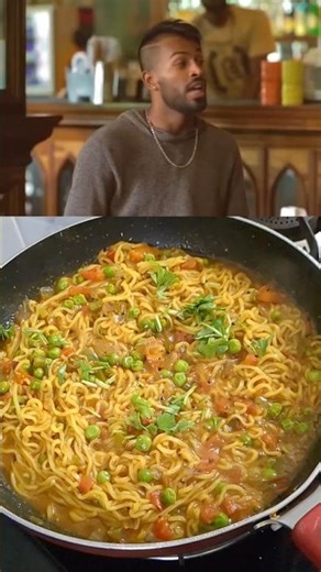Hardik Pandya Childhood favourite Meggi#trending#HardikPandya#shorts#maggi#shortsfeed#food#viral