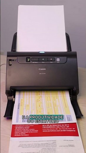 Scanner Canon Dr C230: Digitalize Carteiras de Trabalho e Muito Mais