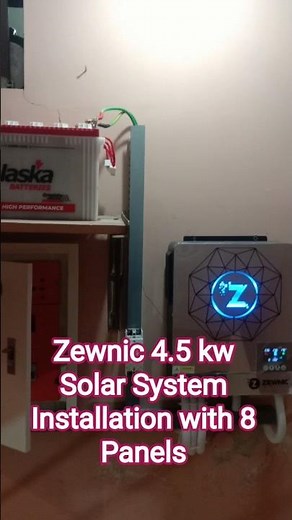 Solar System Installation|Ziewnic 👈😎😇💥🔥#shorts #shortvideo #short #solar #panel #electrical #wiring