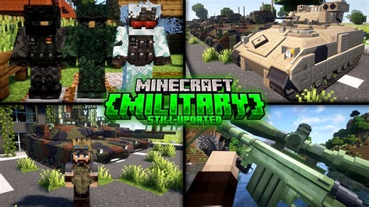 我的世界 | 10大持续更新军事模组推荐 (Forge&Fabric)