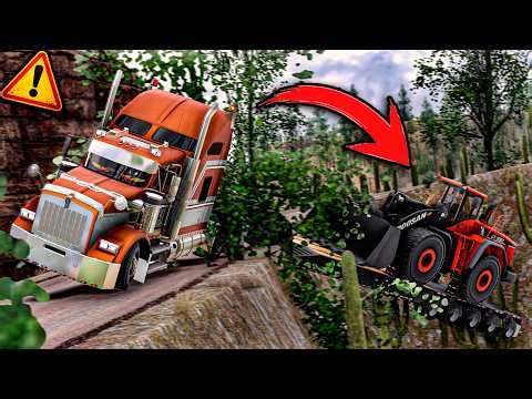 ¡PERDÍ LA CARGA! 😱 Kenworth T800 en la RUTA MÁS PELIGROSA... con 31 TONELADAS | ATS