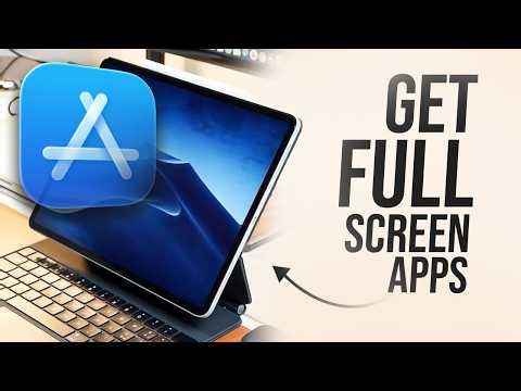 How to Make Apps Full Screen on iPad (tutorial)
