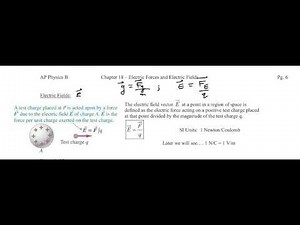 Chapter 18, Electric Fields
