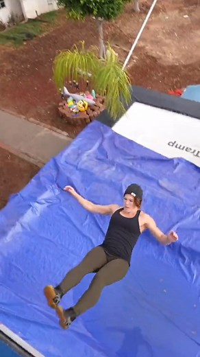 Jump by Sarah #highjump #flips #trampwall #trampoline | Dunking Devils Squad
