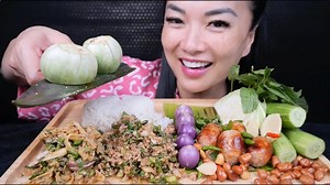 『SAS』吃泰国美食 | ASMR咀嚼音_哔哩哔哩_bilibili