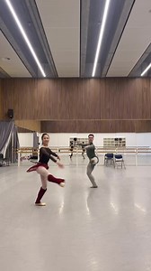 Rhys Antoni and Haruhi Otani starting the weekend right with this whirlwind challenge. Show us your best #fridayfeeling moves! 🎉 | English National Ballet