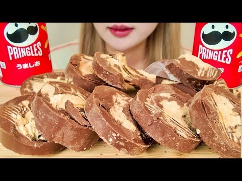 【ASMR】話題のプリングルズチョコ【咀嚼音/EATINGSOUNDS】