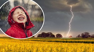 What is a yellow weather warning and when does the Met Office issue them?