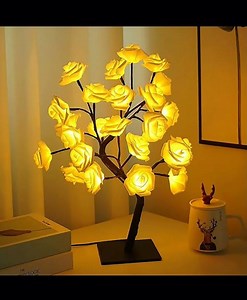 Romantic LED Rose Flower Tree Lamp for Bedroom & Home Decor | Mood Lighting 🌹