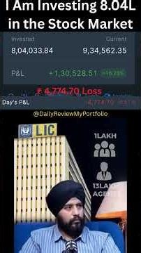 Day 340: Stock Portfolio Review for 24-12-2025 📊 | #shorts #stockmarket #investing #trading #money