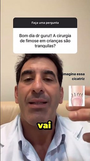 Como é a Cirurgia da fimose em criança. Postectomia criança é tranquilo?