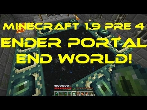 Minecraft - New Ender Portal ( End World ) & How to find your stronghold quick