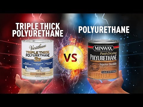 Varathane Triple Thick Polyurethane Verses Regular Oil-based Poly