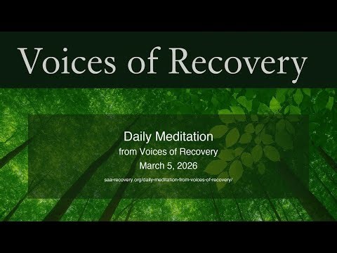 Voices of Recovery — March 5, 2026