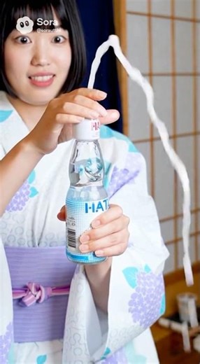 Ramune Soda Erupts! Extreme Fizz Explosion ASMR