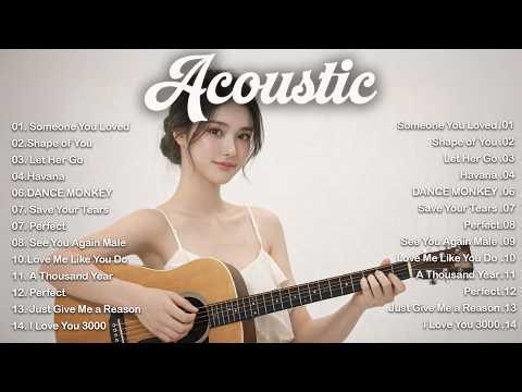 Top Acoustic Love Songs Cover Playlist 2026 ❤️ Smooth & Relax Acoustic Cover Of Love Song Hits 2026