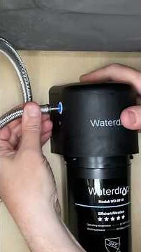 Super Easy Under Sink Water Filter Install! ​‪@waterdropfilter.official‬ #waterdropfilter
