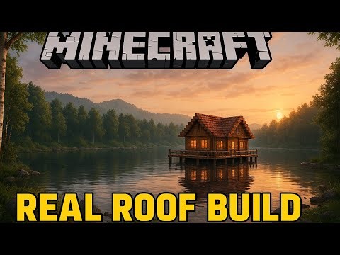 “Minecraft Roof Build Begins! Crafting a Real Roof + Getting Copper Armor!”