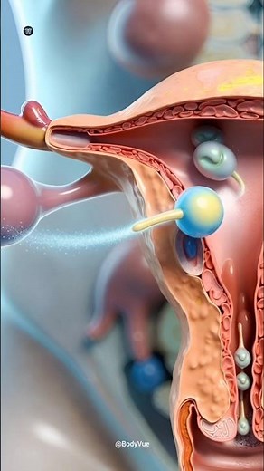 Understanding Ovulation Process 3D Animation: Egg Setup into Uterus #ovulation #biology #oocyte