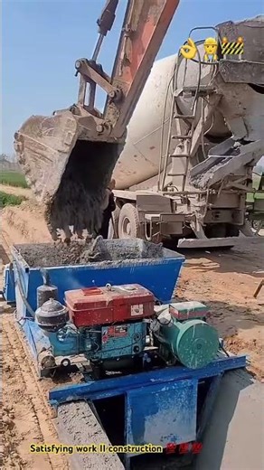 Popular draining ditch building process with modern machine