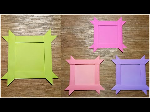 HOW TO MAKE MINI FRAMES / DIY PAPER FRAME FOR PHOTO